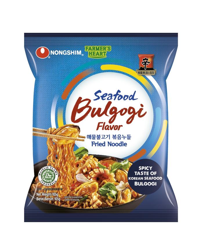 Gambar MIE GORENG INSTAN NONGSHIM SEAFOOD BULGOGI KOREAN FRIED NOODLE 105GR - SEAFOOD BULGOGI dari LATTEBLESS undefined Tokopedia