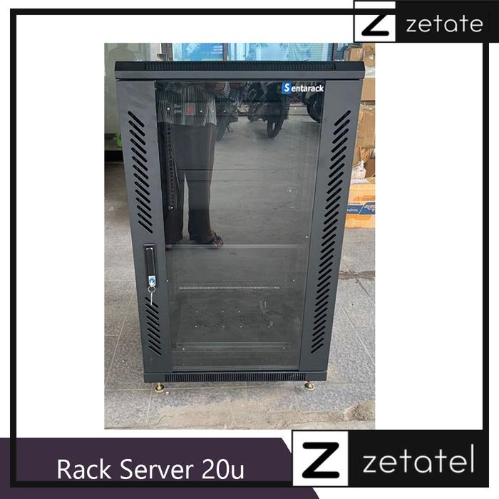 Jual Close Rack 20U / Rack Server 20U Depth 60 cm Double Door - TATAKAN ...