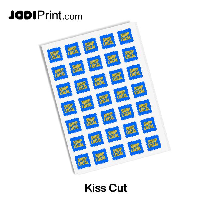 Gambar Cetak Sticker Chromo A3 + Cutting (HP Indigo) - Kiss Cut, Glossy dari Jadiprint undefined Tokopedia