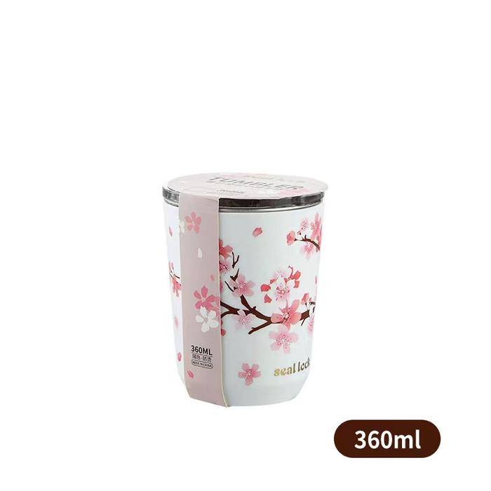 Gambar 360 ml Handy Cup Sakura Cherry Blossom Double Wall Stainless Steel Cup - 360 ML dari elif Tea & Tisane undefined Tokopedia