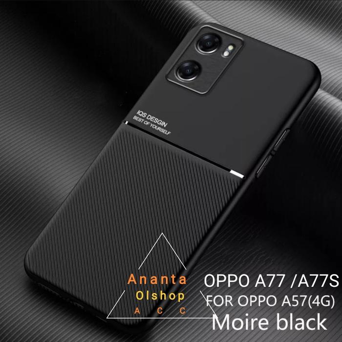 Gambar Casing Oppo A57 2022 SoftCase IQS FUNDOS Original Leather Cover - Hitam dari Ananta Olshop Acc undefined Tokopedia