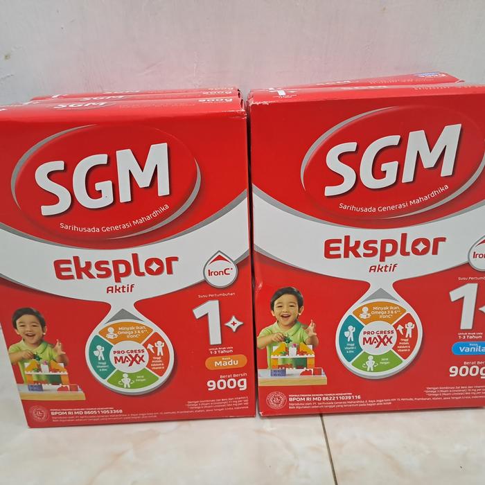 Gambar SGM EKSPLOR 1+ 3+ MADU & VANILA 900GR - 3+ Vanila dari Tisko Mom & Baby Shop undefined Tokopedia