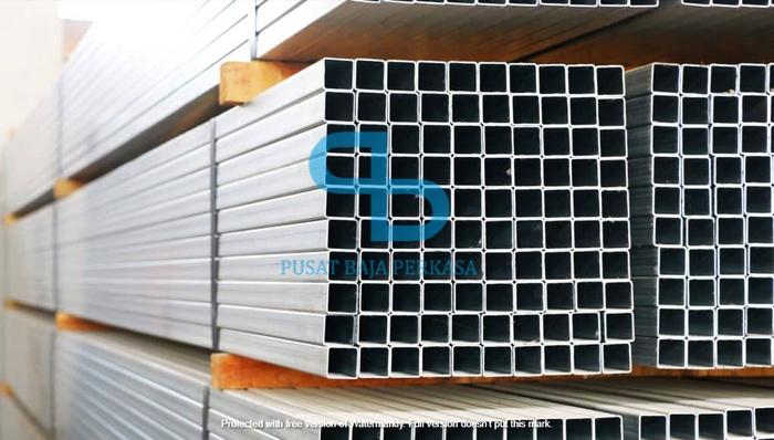 Gambar Hollow Galvanis 40 x 60 - Hollow Galvanish 40 x 60 KF - Tebal 1.0 dari Pusat Baja Perkasa undefined Tokopedia