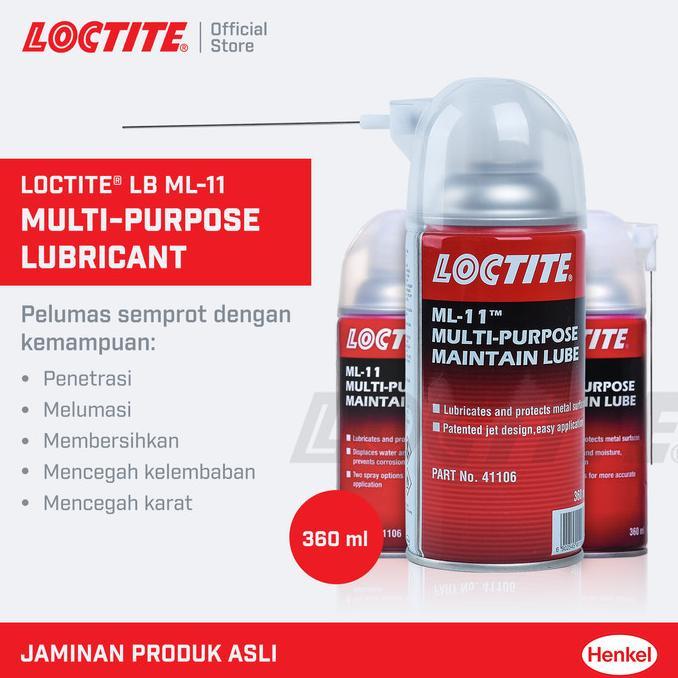Gambar Henkel LOCTITE LB ML-11 MULTI-PURPOSE LUBRICANT Pelumas 360 ml dari husna ayya undefined Tokopedia