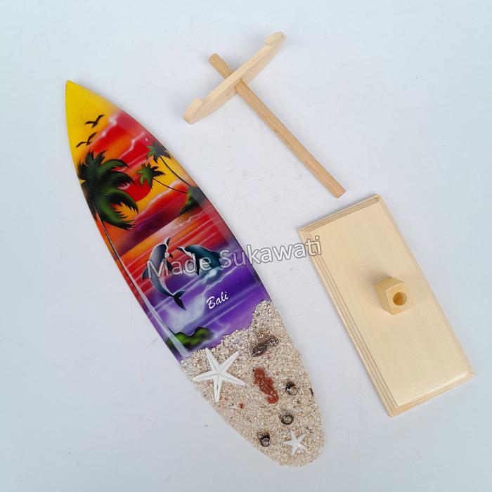 Gambar Hiasan meja Surfing Airbrus pasir 40cm pajangan papan selancar kayu - 30cm dari MadeSukawati undefined Tokopedia