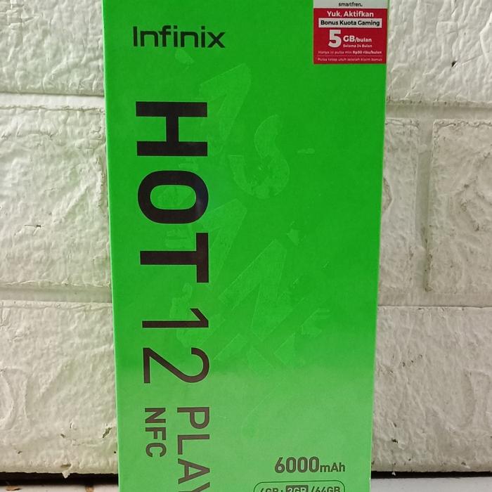Gambar Infinix Hot 12 Play NFC 4/64 GB - Biru dari Dirabookshop undefined Tokopedia