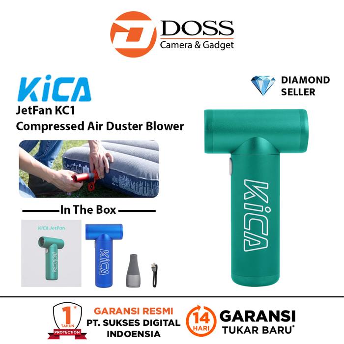 Gambar Kica JetFan KC1 Compressed Air Duster Blower - Green dari DOSS Camera & Gadget undefined Tokopedia