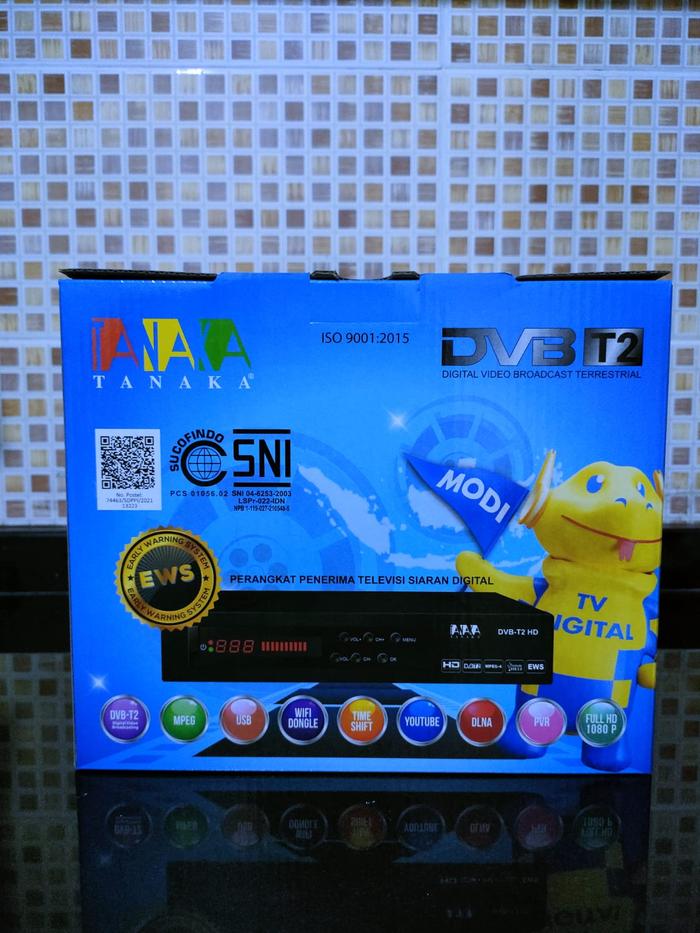 Gambar SET TOP BOX/DECODER DIGITAL TV DVB T2 TANAKA - STB ONLY dari Ojo Jakarta undefined Tokopedia