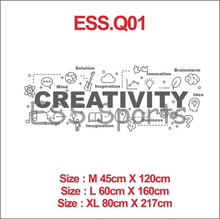 Gambar Wall Sticker Stiker Dinding Kaca Quote Quotes Kantor Office Cutting 11 - 01, M dari ESS Sport undefined Tokopedia