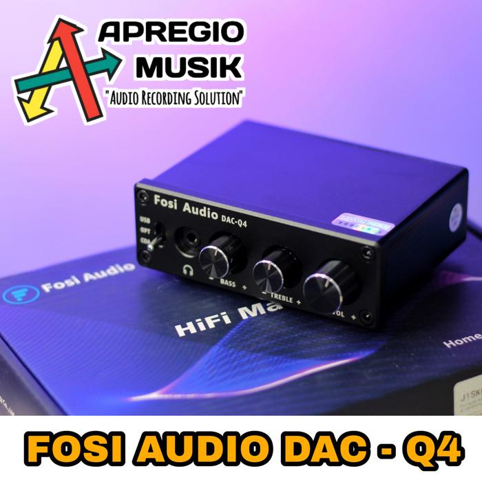 Gambar Fosi Audio DAC Q4 USB Amplifier HiFi Stereo Gaming DAC dari APREGIO MUSIK_NEW undefined Tokopedia