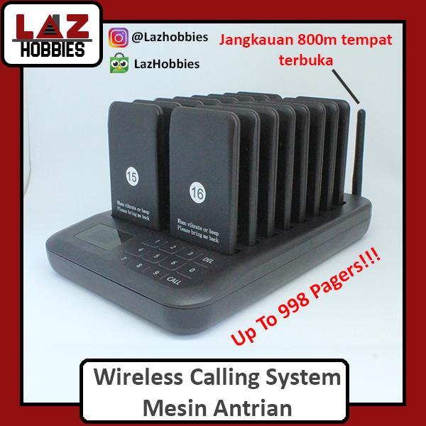 Gambar Wireless Calling System Pager Untuk Restaurant , Cafe , Coffee Shop dari LazHobbies undefined Tokopedia