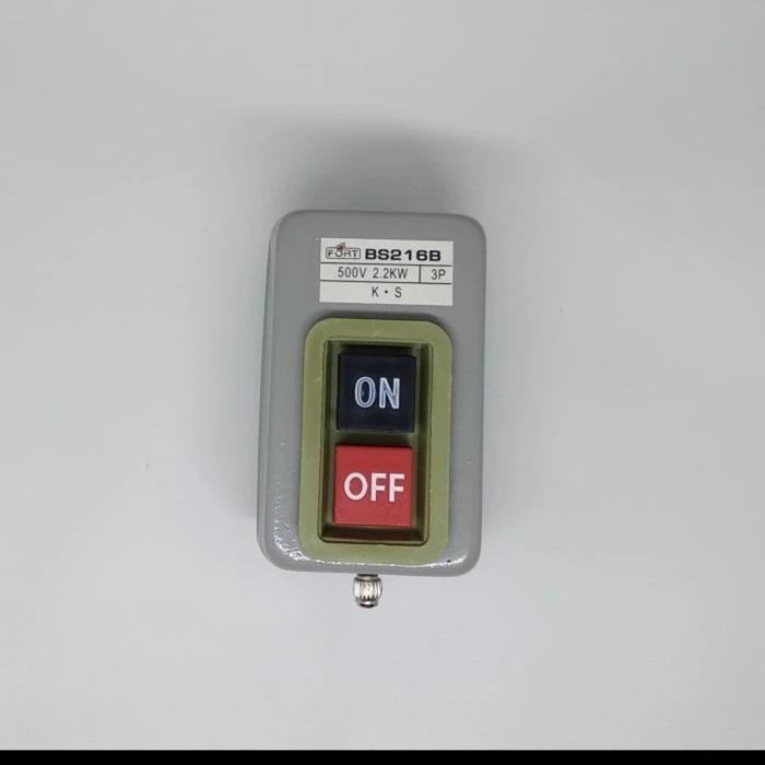 Jual POWER PUSH BUTTON SWITCH ON OFF 15 A 500 V 3 POLE TERBAIK - Kota ...
