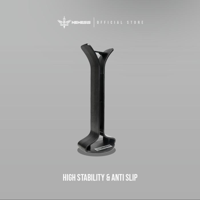 Gambar Stand Headset Standar Dudukan Headphone Holder - Hitam dari Click & Go Tokopedia undefined Tokopedia