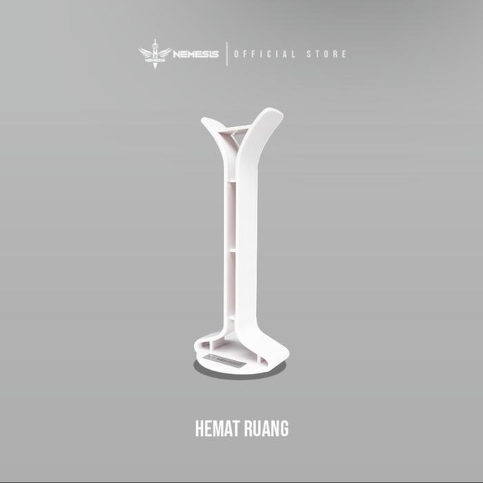 Gambar Stand Headset Standar Dudukan Headphone Holder - Putih dari Click & Go Tokopedia undefined Tokopedia