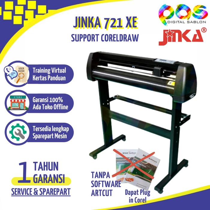 Gambar Mesin Cutting Sticker Jinka 721 - Tanpa Artcut dari Pas Digital Sablon undefined Tokopedia