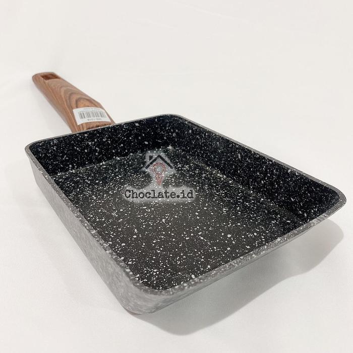 Gambar Rapa Pan Egg Tamagoyaki Panci Egg Marble 13x18cm - marble hitam dari RatuMama undefined Tokopedia