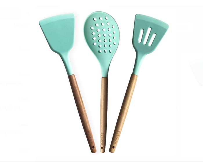 Gambar Ravelle Mint Spatula Silikon Set - set 3 pcs - Set 3pcs dari utamamegaelectric undefined Tokopedia