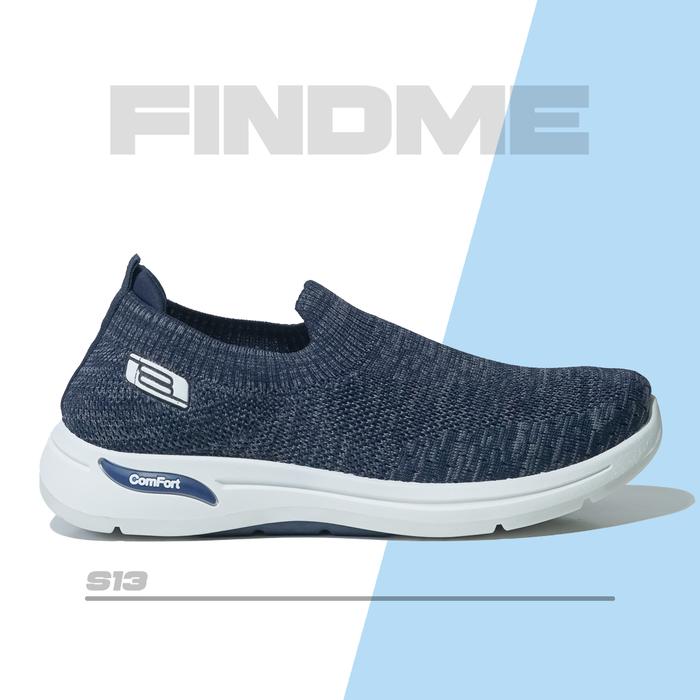 Gambar Sepatu Running Cowo Tanpa Tali Keren Nyaman Import Original S13 Frank - NAVY, 43 dari find-me undefined Tokopedia