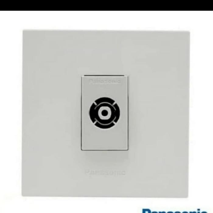 Gambar panasonic soket stop kontak tv black hitam minimalis - STYLE PUTIH dari PROLED ELECTRIC undefined Tokopedia