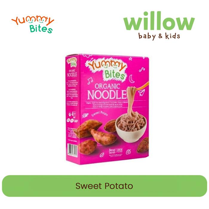 Gambar YUMMY BITES ORGANIC NOODLE 200GR - SWEET POTATO dari Willowbabyshop undefined Tokopedia