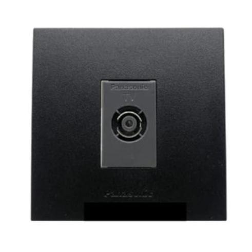 Gambar panasonic soket stop kontak tv black hitam minimalis - HITAM BLACK dari PROLED ELECTRIC undefined Tokopedia