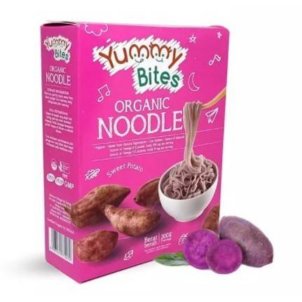 Gambar Yummy Bites Organic Noodle 200gr untuk usia 8bulan++ - sweet potato dari BUNDA MEL undefined Tokopedia