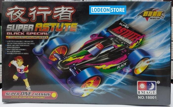 Gambar Mainan Anak Mobil Tamiya Super Astute Special Mini 4WD Series - Black Special dari LODEON STORE undefined Tokopedia