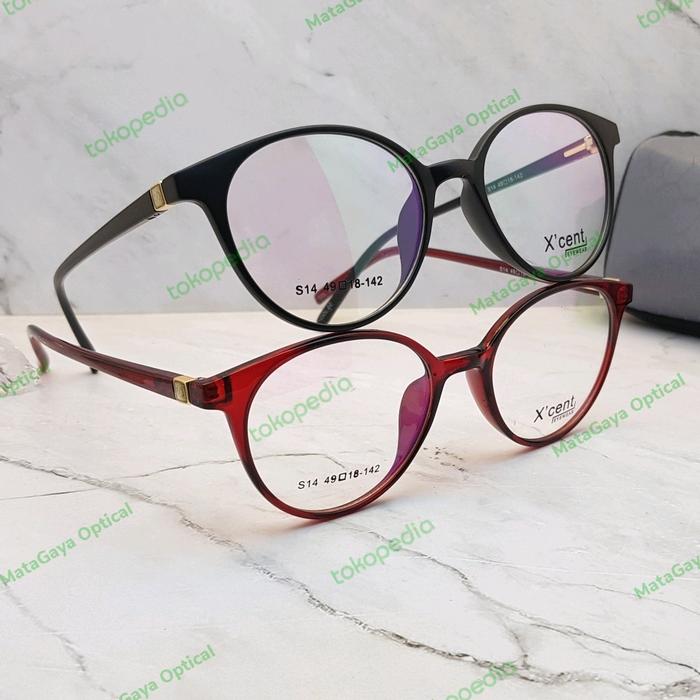 Gambar Kacamata Wanita Xcent S14 NEW COLLECTION Manis Dipakai dari matagaya optical undefined Tokopedia