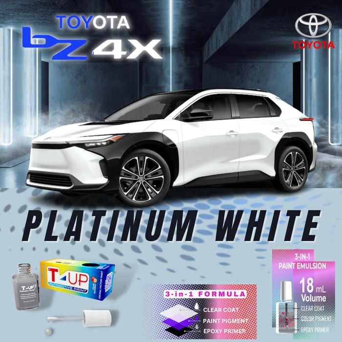 Gambar Cat Oles Khusus Toyota BZ4X - ori Pabrikan - PLATINUM WHITE dari T-Up Store Original Catoles undefined Tokopedia
