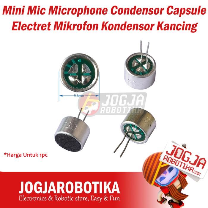 Jual Mic Microphone Condensor Capsule Electret Mikrofon Kondensor ...