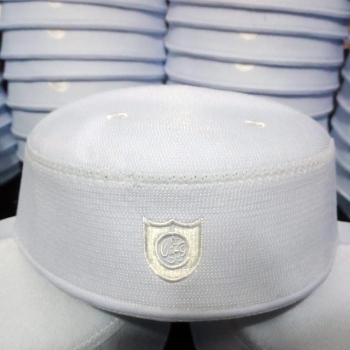 Gambar KOPIAH MALAYSIA A3 LOKAL PECI HAJI ABDUL KAREM super songkok lokal - PUTIH PUTIH, NO.8 / 22,1/2 dari Al Fadhil Official undefined Tokopedia