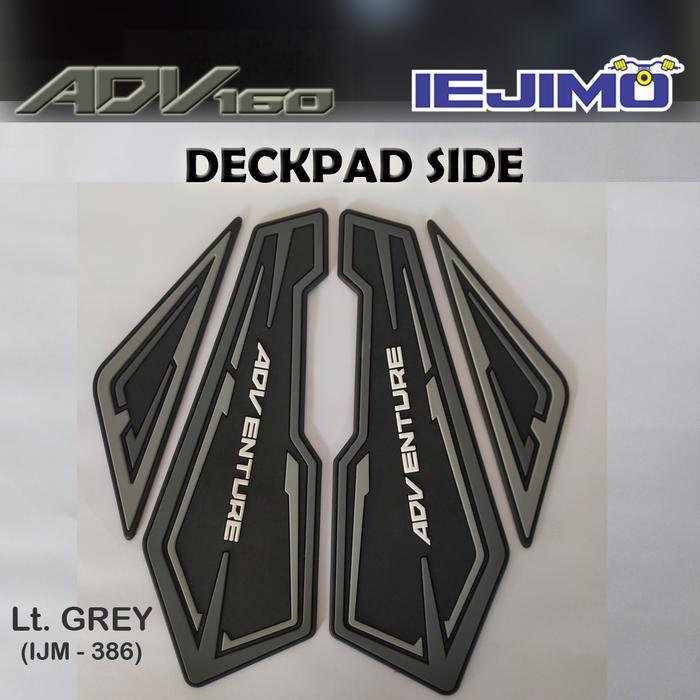 Gambar DECKPAD ADV 160 / AKSESORIS ADV 160 / HONDA ADV 160 - SIDE LT.GREY dari iejimo undefined Tokopedia