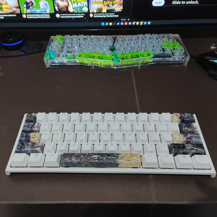 キーボード Jelly Key Zen Pond III - Ghost Asagi キーボード Jelly Key Zen Pond III - Ghost Asagi キーボード Jelly