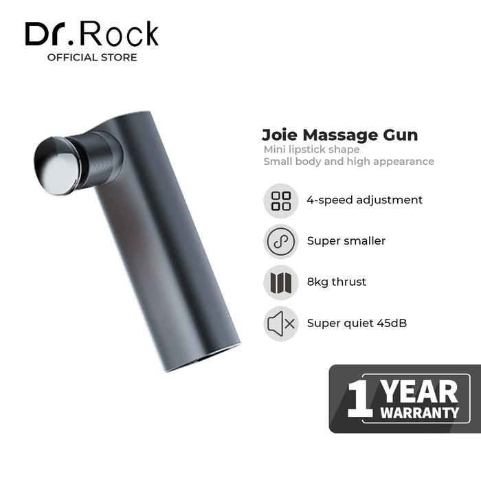 Gambar Dr. Rock Joie Portable Massage Gun / Alat Pijat Elektrik - Gun Metal dari Dr. Rock Indonesia undefined Tokopedia