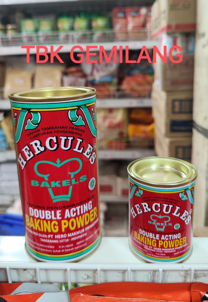 Gambar Hercules Baking Powder Double Acting 450 gr dan 110 gr - 450 Gr dari tbk gemilang undefined Tokopedia