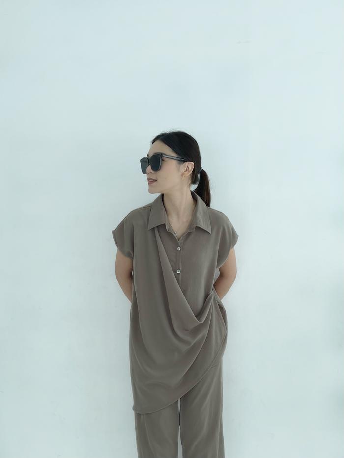 Gambar Kai Set - TAUPE TOP dari lelilou official undefined Tokopedia
