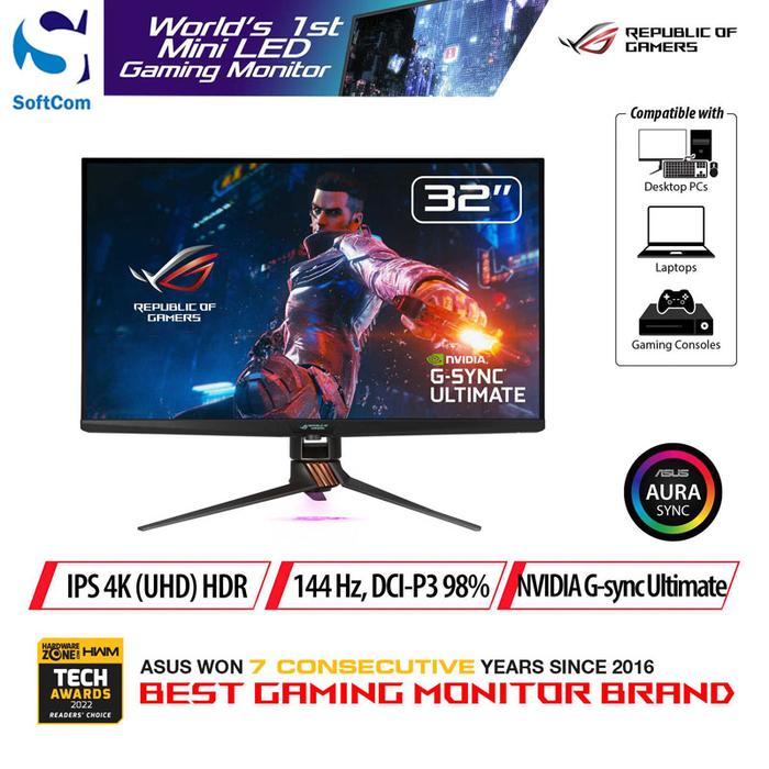 Monitor Asus Rog Swift Pg32uqx 32 Gaming 4k Ips 144hz