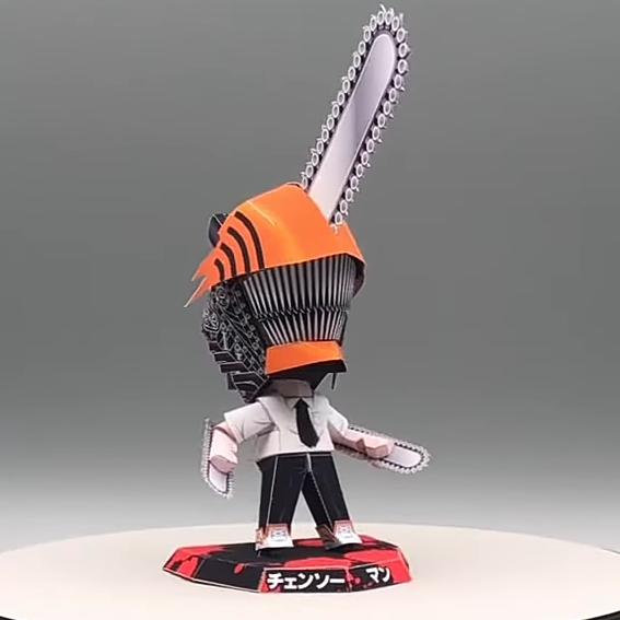 Gambar Denji Chainsaw Man Papercraft by Item entertainment figure Chibi - Denji dari De3store_NEW undefined Tokopedia