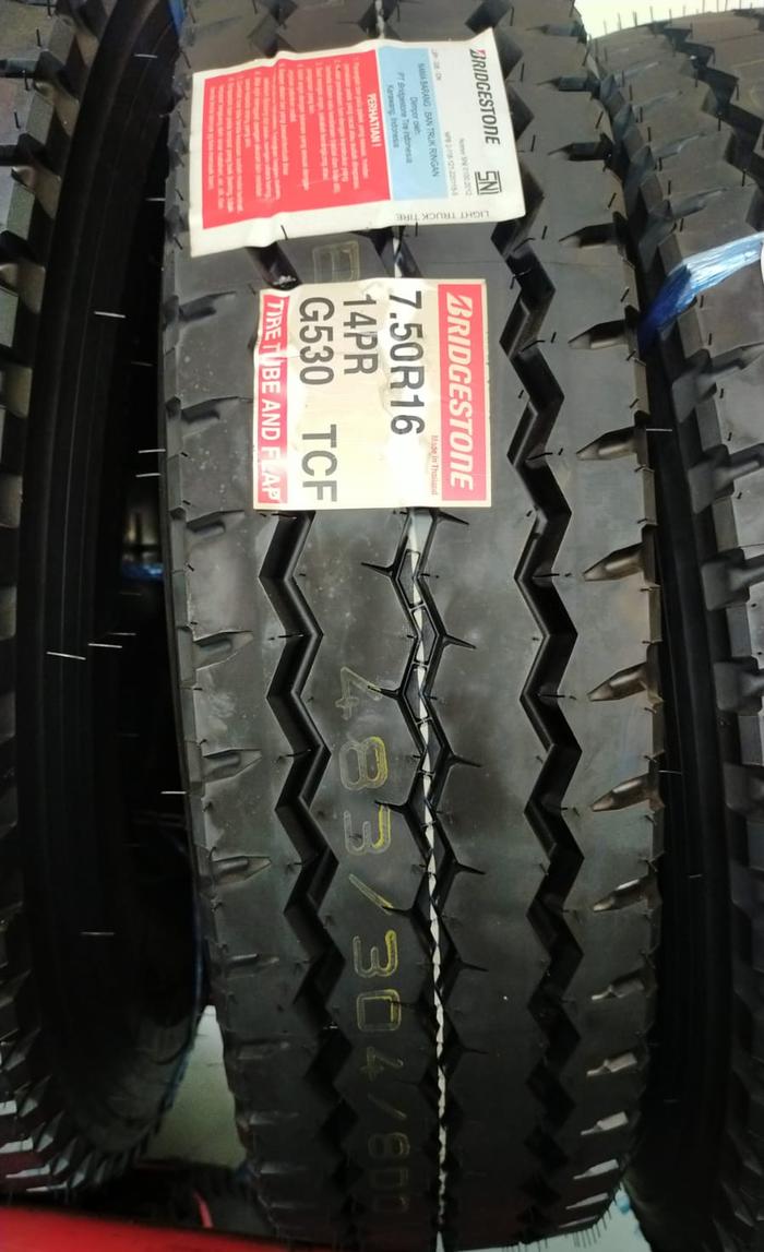 Gambar ban truk bridgestone G530 radial 750 16 kawat 7.50 16 14pr 750 r16 Set dari Krakatau Ban Cikokol undefined Tokopedia