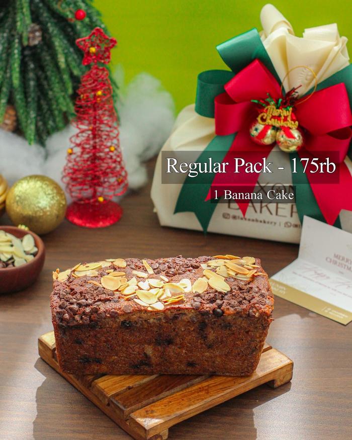 Gambar Christmas Hamper Luxon Bakery Banana Cake Parcel Natal Gift - Regular Pack dari Luxon Bakery_NEW undefined Tokopedia