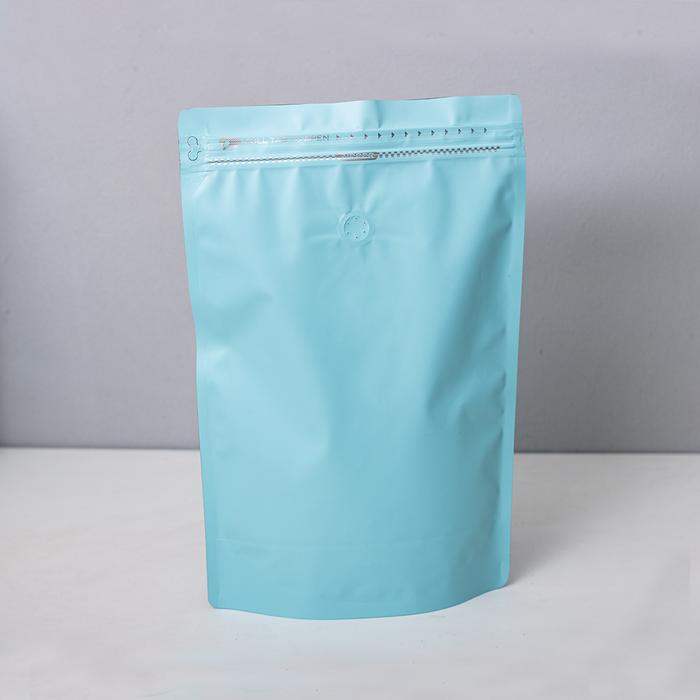 Gambar Standing Pouch Coffee Bean Bag 500gr - Kemasan Biji Kopi Valve Katup - Biru Muda dari Conalli undefined Tokopedia