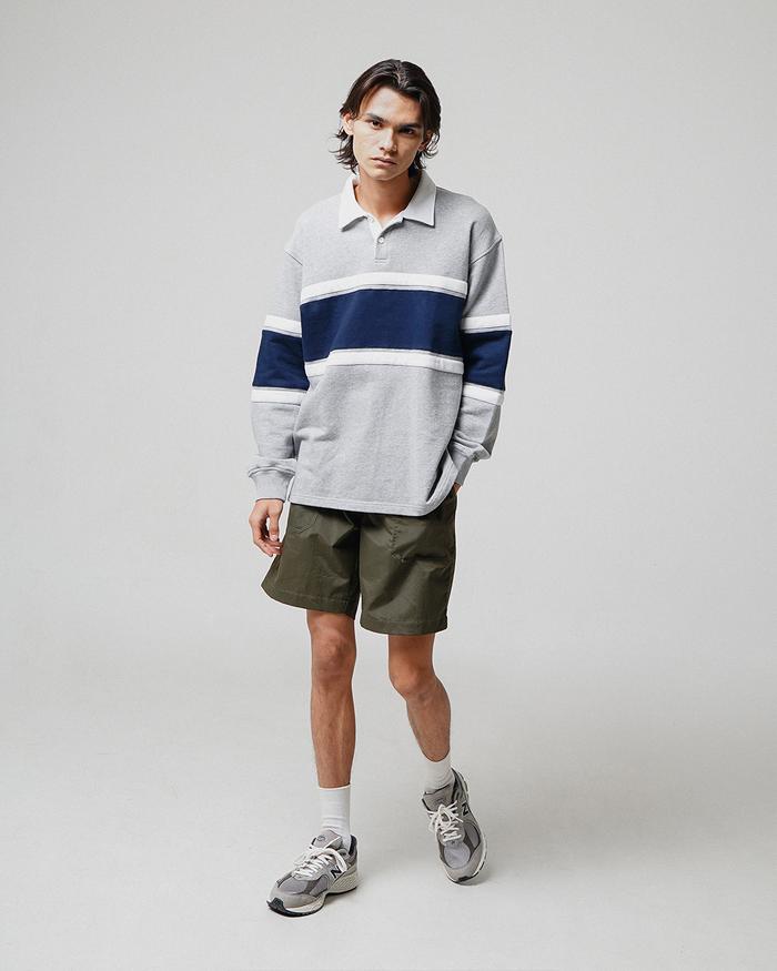 Gambar R Plus Basic | Outer Basic | Sweater | ELLIOT Rugby Shirt - GREY, M dari R Plus Basic undefined Tokopedia