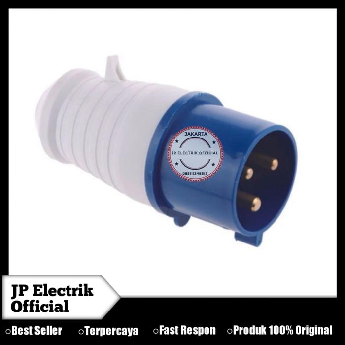Jual Steker Genset 3 Pin 16A CEE 013 Industrial Plug 3 Pin 16A ...