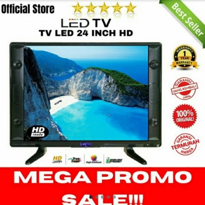 Gambar BURUAN PROMO BESARAN NI,TV LED 24 INCH HD ANIMAX (USB,HDMI,VGA,AV ) - 24 inch speker dari sen shop elektronik undefined Tokopedia