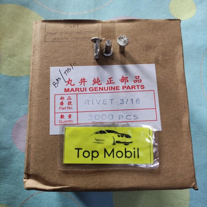 Gambar Paku Rivet Kampas Rem brake lining 3/16, 8x10 New, 8x10, 10x10 - 3/16 dari Top Mobil undefined Tokopedia