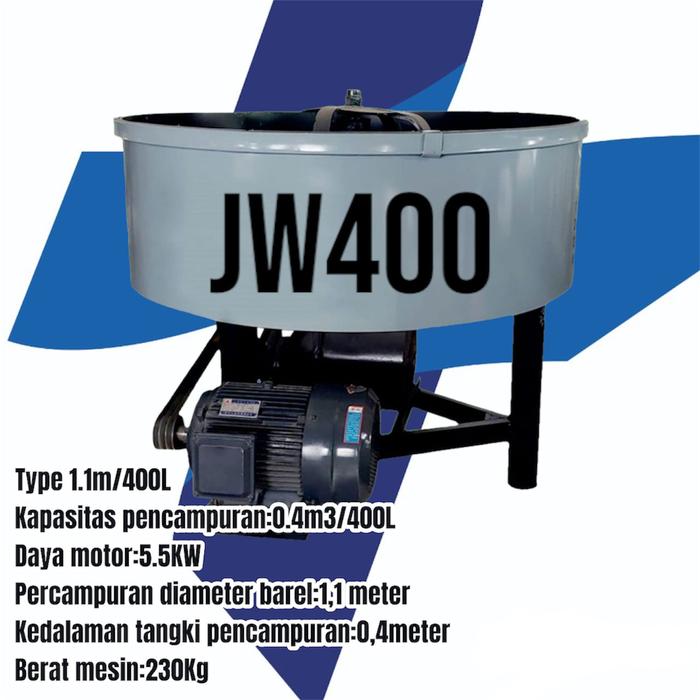 Gambar concrete mixer datar - JW400 dari LANDAOMACHINERYINDONESIA undefined Tokopedia