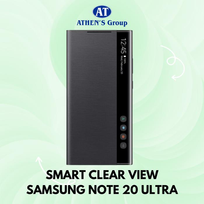 SAMSUNG - Galaxy Note20 ultra Clear View カバー 黒 純正品 SAMSUNG Galaxy Note 20 Ultra 5G S-View Flip Cover