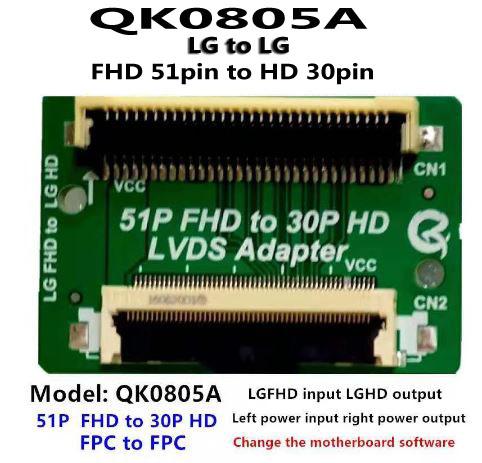 Gambar 51 Pin FHD to 30 Pin HD LVDS Converter Soket Panel T-Con - QK0805A dari Mediatama Online Shop undefined Tokopedia