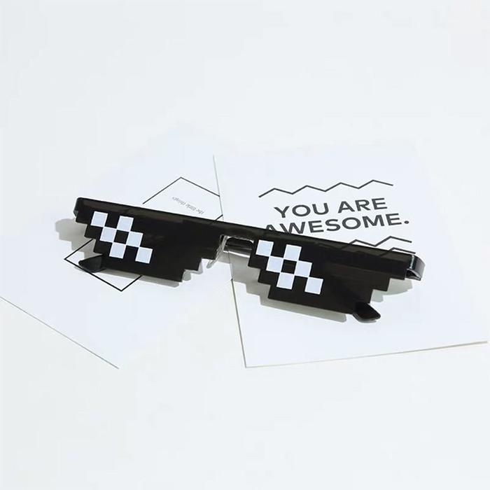 Gambar Kacamata THUG LIFE/ Kacamata Fashion Dewasa Pixel Minicraft Mosaic - Double Mosaic dari MSKshop Official undefined Tokopedia