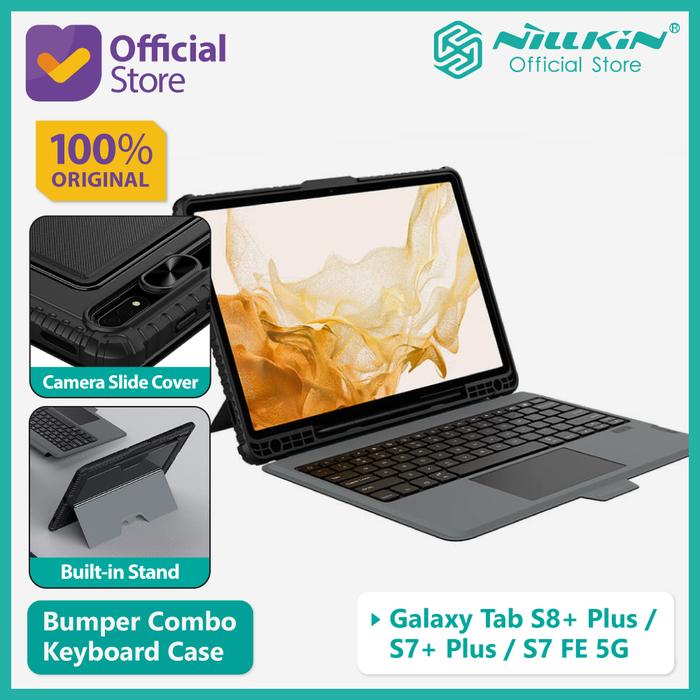 Gambar Keyboard Case Samsung Galaxy Tab S8/S7/Plus/FE 5G - S8+/S7+/S7FE 5G, Backlit dari Nillkin Official undefined Tokopedia